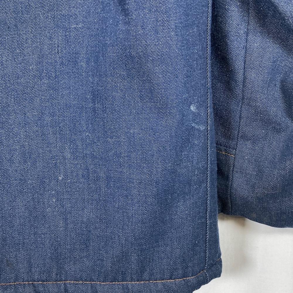 Raritan Sportswear 70s Denim Chore Coat Sherpa (faux shearling) Lining Sz 36 - Picture 12 of 12